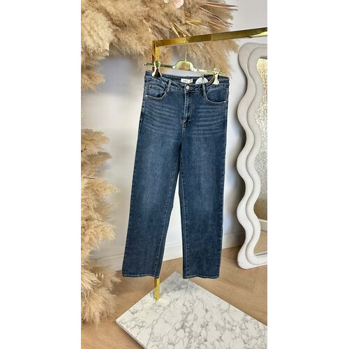 LAULIA STRAIGHT STRETCH JEANS 315-4 DARKBLUE