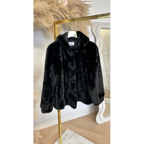FAUX FUR JACKET 1096 BLACK
