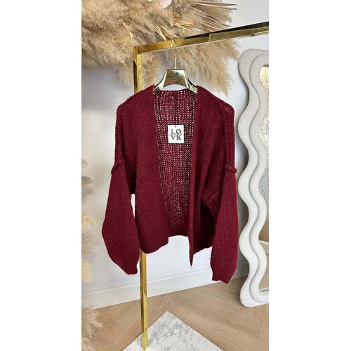 LOUISE KNITTED VEST BORDEAUX