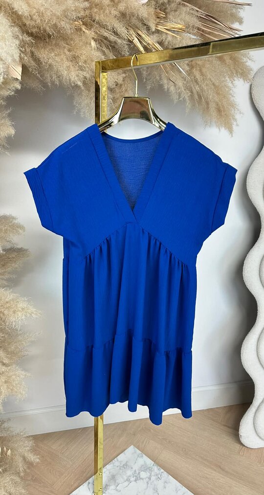 BOHO BASIC DRESS KINGSBLUE
