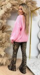 BASIC V NECK KNITTED SWEAT PINK BASIC V NECK KNITTED SWEAT PINK