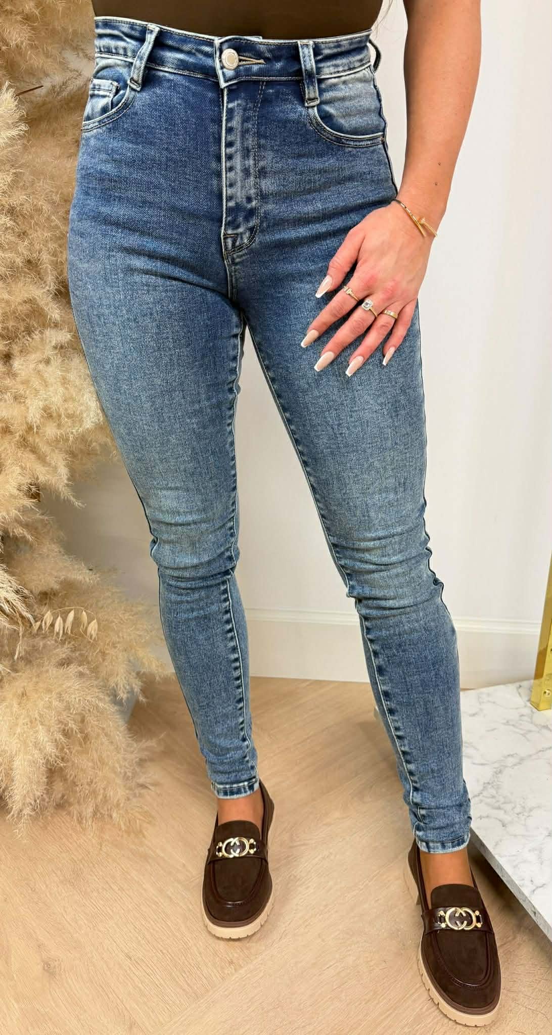 STRETCH SKINNY JEANS 5397-2 DENIMBLUE STRETCH SKINNY JEANS 5397-2 DENIMBLUE