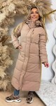 LONG MUSTHAVE PUFFER JACKET 8150 BEIGE LONG MUSTHAVE PUFFER JACKET 8150 BEIGE
