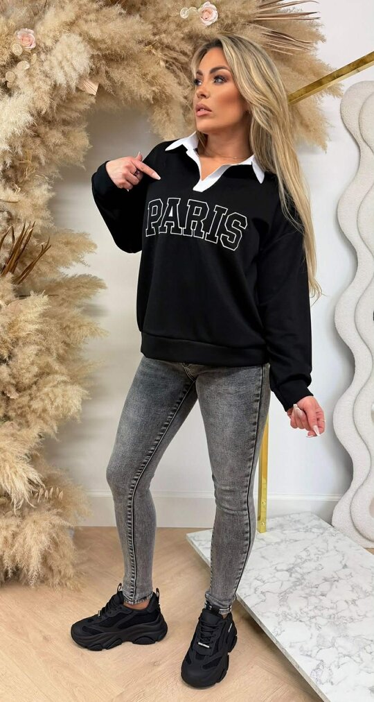 PARIS KRAAG SWEAT BLACK PARIS KRAAG SWEAT BLACK