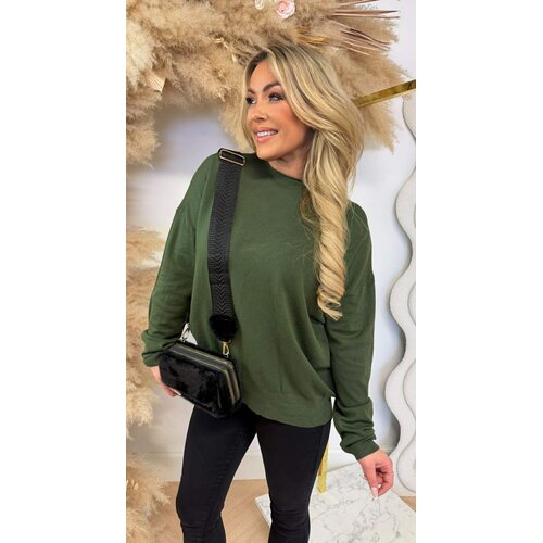KAYLLA BASIC TOP 9986 ARMYGREEN