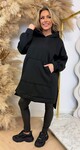 OVERSIZED HOODIE SWEAT BLACK OVERSIZED HOODIE SWEAT BLACK