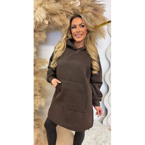 OVERSIZED HOODIE SWEAT CHOCO OVERSIZED HOODIE SWEAT CHOCO