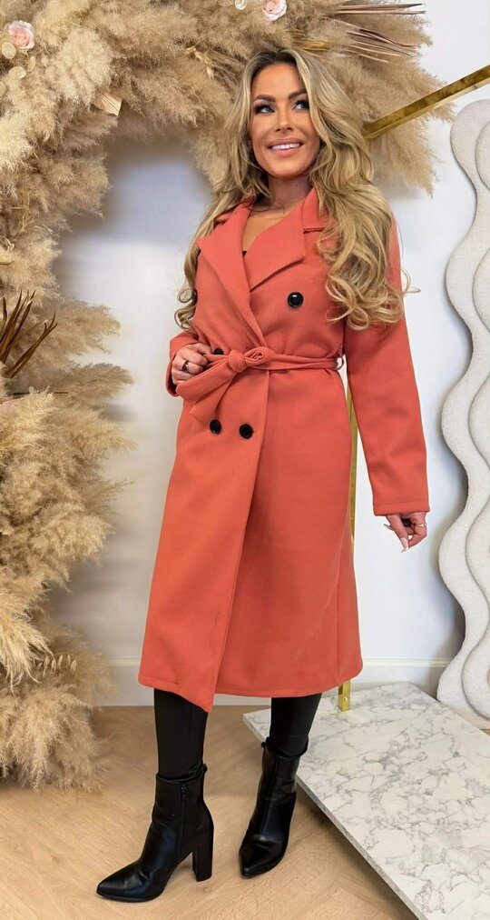 TRENCH COAT CORAL TRENCH COAT CORAL
