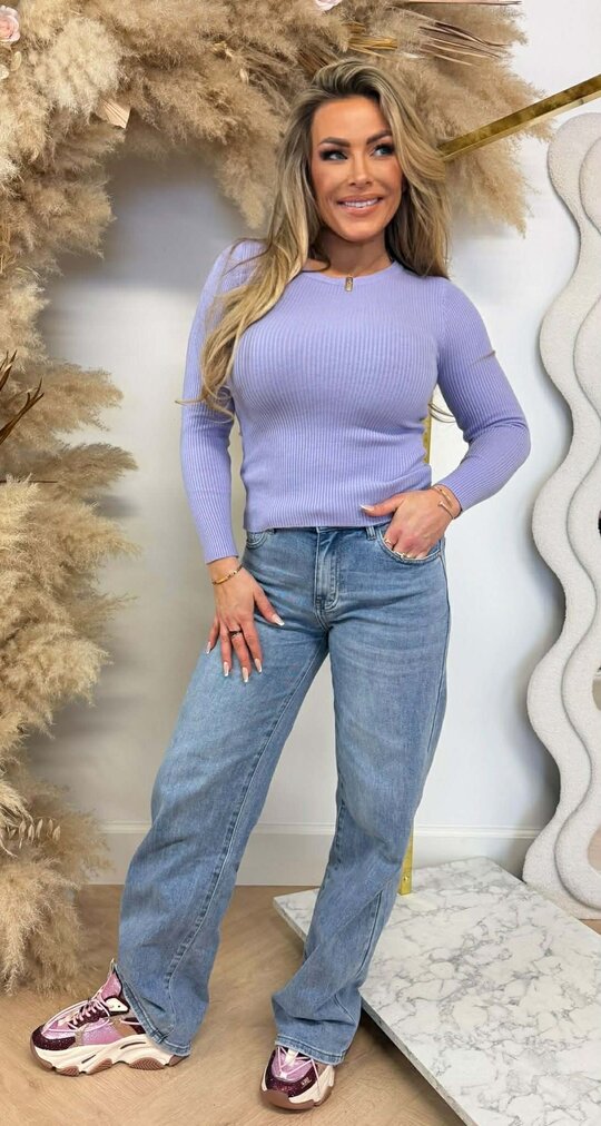 BASIC RIB TOP 18003 LILA