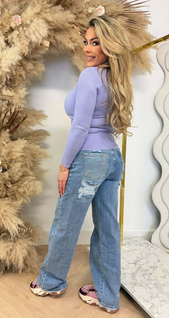 BASIC RIB TOP 18003 LILA