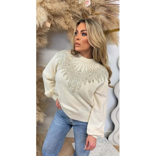 LUXURY GLITZ SWEAT 226 BEIGE LUXURY GLITZ SWEAT 226 BEIGE