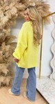 OVERSIZED KNITTED SWEAT YELLOW