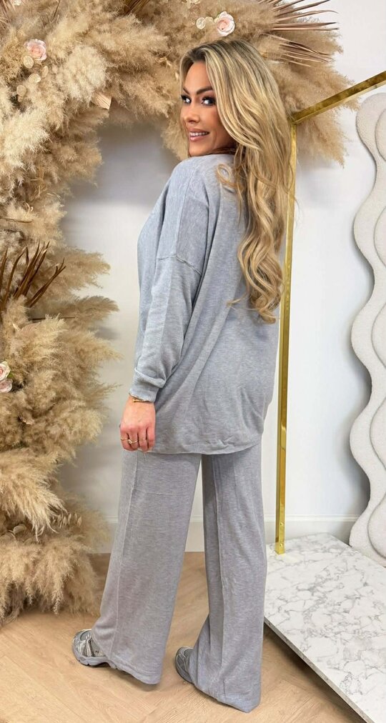 COMFY FLARE SET PK5746 GREY