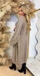 WINTER LONG VEST 5683 TAUPE