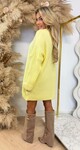 JAIMY OVERSIZED KNITTED DRESS YELLOW