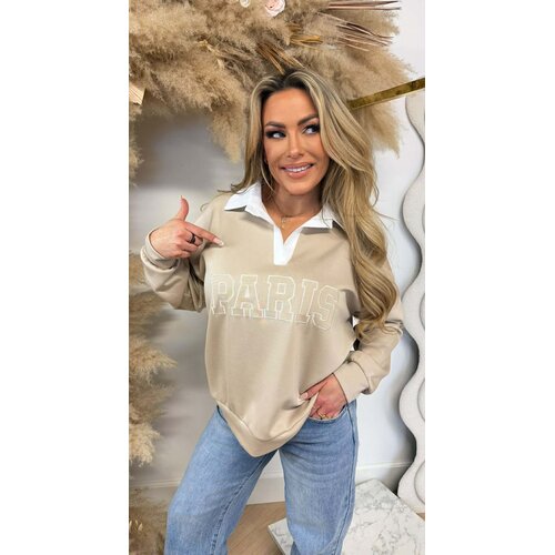 PARIS KRAAG SWEAT BEIGE PARIS KRAAG SWEAT BEIGE