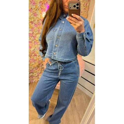 DENIM SET K2205-1 DENIMBLUE