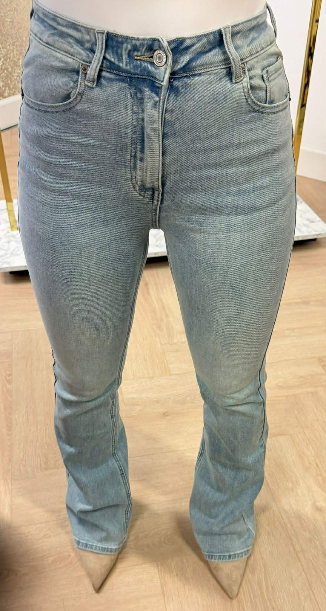 FLARE FIT JEANS 3323-1 LIGHTDENIM