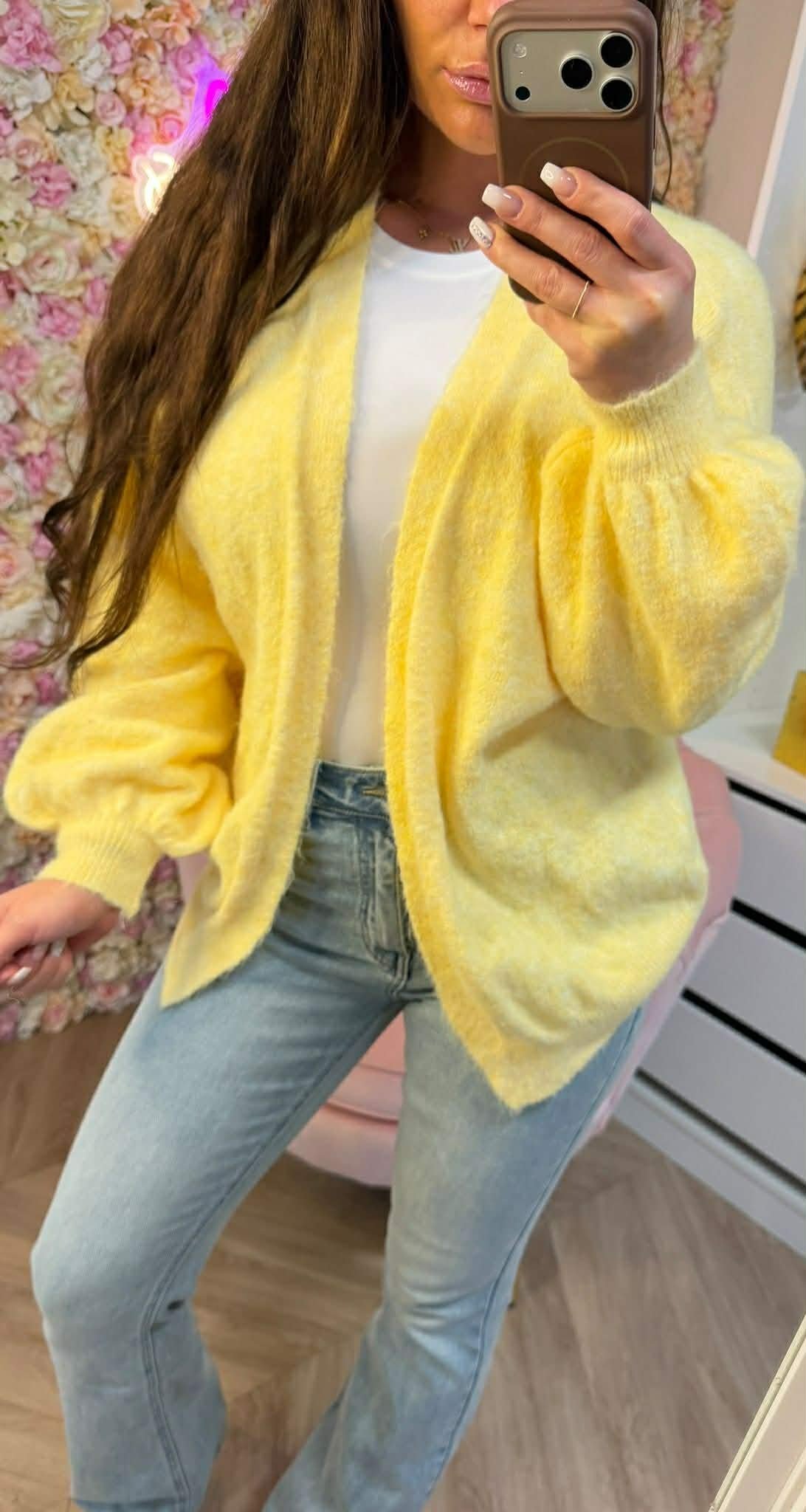 SO LOOK SOFT VESTJE YELLOW