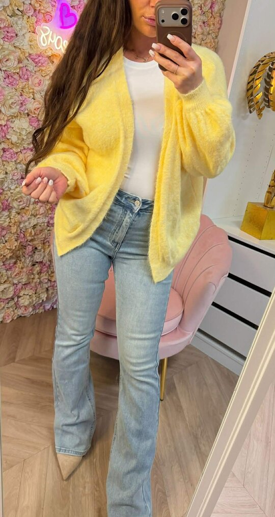 SO LOOK SOFT VESTJE YELLOW
