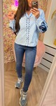 STRIPY BLOUSE 3621 BLUE STRIPY BLOUSE 3621 BLUE