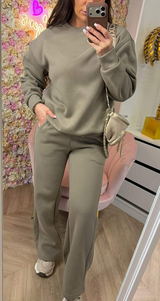 FLEECE JOGGING SET 5119 OLIVE FLEECE JOGGING SET 5119 OLIVE