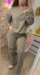 FLEECE JOGGING SET 5119 OLIVE FLEECE JOGGING SET 5119 OLIVE