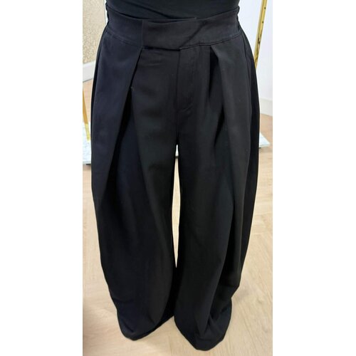 STEEF WIDE LEG PANTALON BLACK