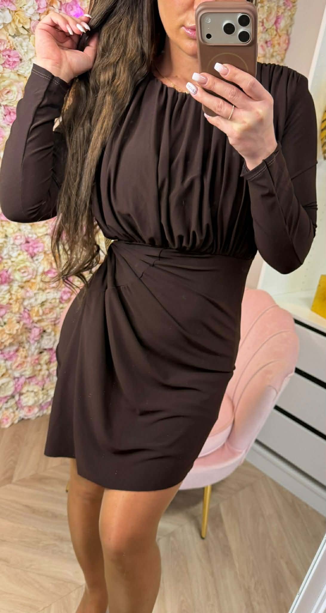 INSTA PERFECT DRESS CHOCO