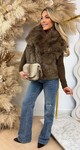 MUSTHAVE FAUX FUR GILET 1107 TAUPE MUSTHAVE FAUX FUR GILET 1107 TAUPE
