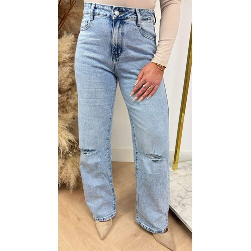 WIDE LEG JEANS WH0093 LIGHTBLUE