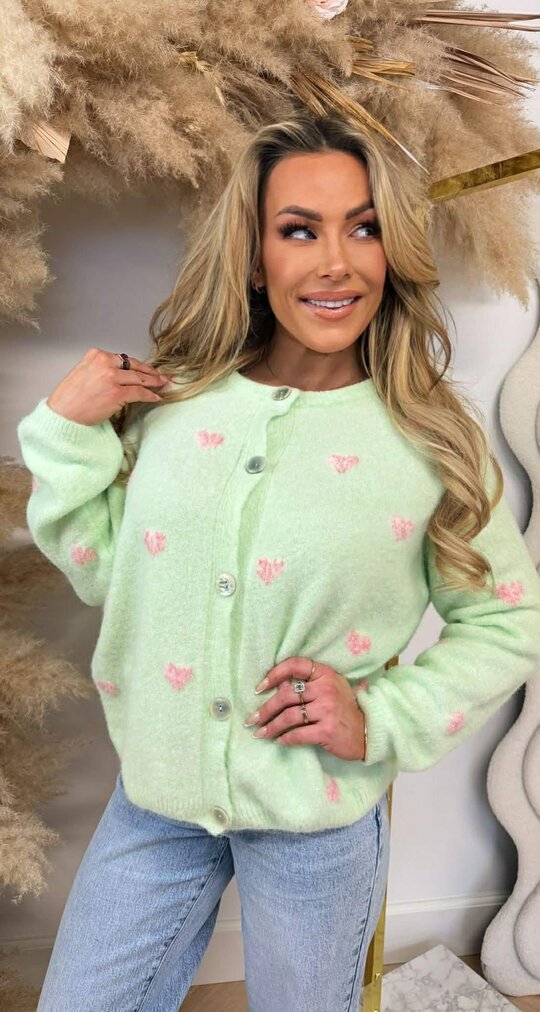 HARTJES SOFT SWEAT/VEST MINT