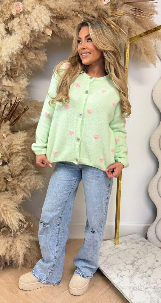 HARTJES SOFT SWEAT/VEST MINT