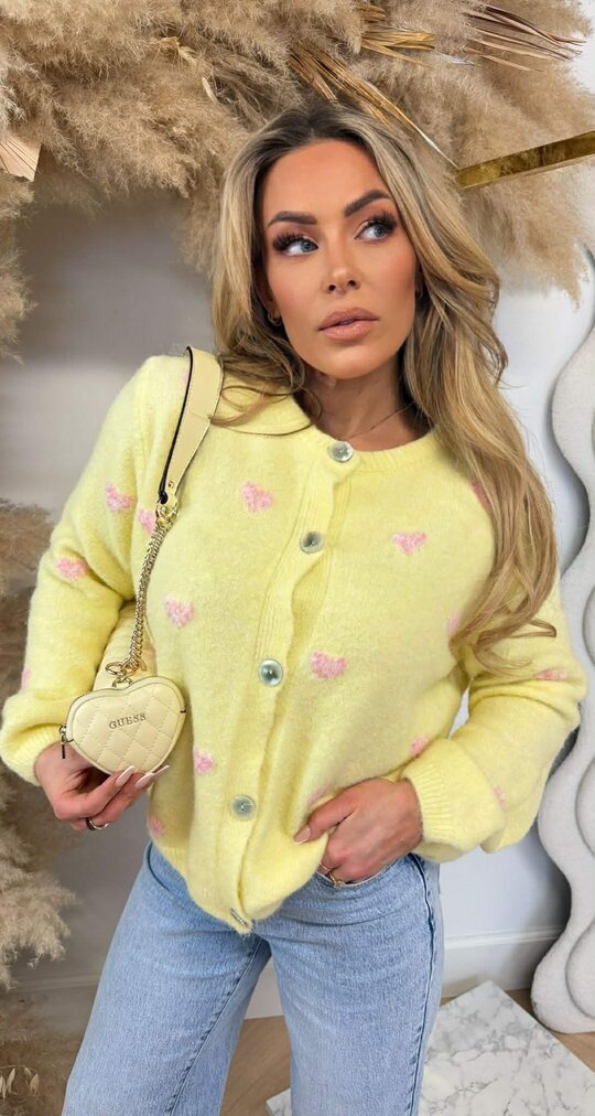 HARTJES SOFT SWEAT/VEST YELLOW HARTJES SOFT SWEAT/VEST YELLOW