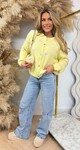 HARTJES SOFT SWEAT/VEST YELLOW HARTJES SOFT SWEAT/VEST YELLOW