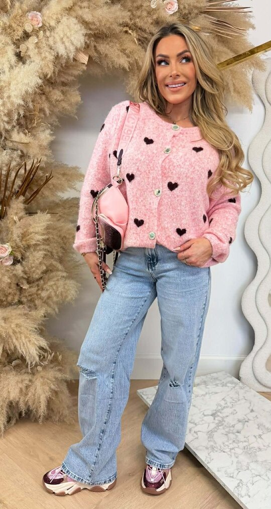 HARTJES SOFT SWEAT/VEST PINK