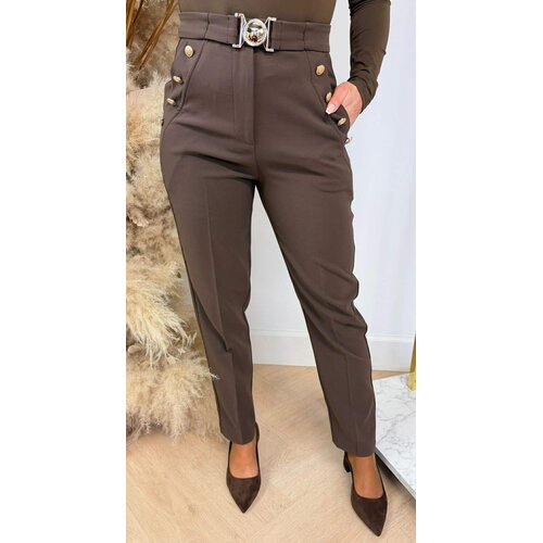 BUTTON BELT PANTALON 933 CHOCO BUTTON BELT PANTALON 933 CHOCO
