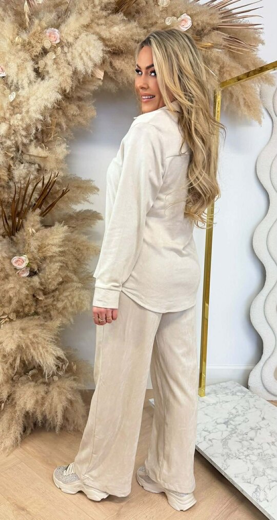 SUEDINE SET 2686 BEIGE