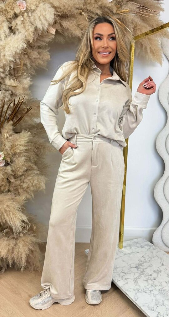 SUEDINE SET 2686 BEIGE