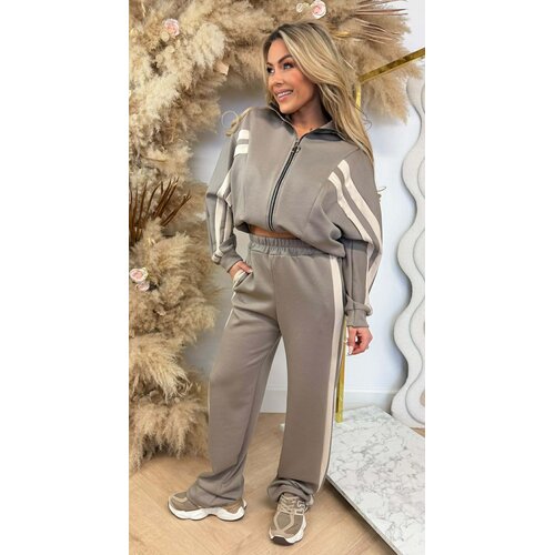 ELIN STRIPE SET BEIGE