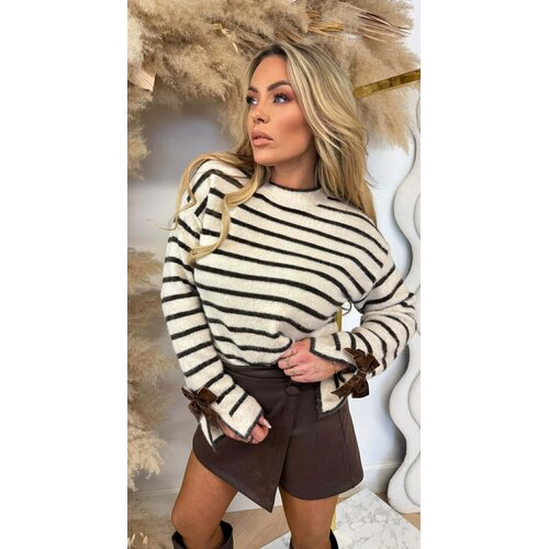 STRIPE STRIK SWEAT AM686 TAUPE