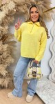 ZIPPER COMFY SWEAT 8501 YELLOW