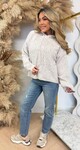 BROOKE BASIC SOFT HOODIE TAUPE BROOKE BASIC SOFT HOODIE TAUPE