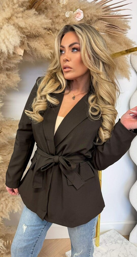 KIANA POCKET LUS BLAZER CHOCO KIANA POCKET LUS BLAZER CHOCO