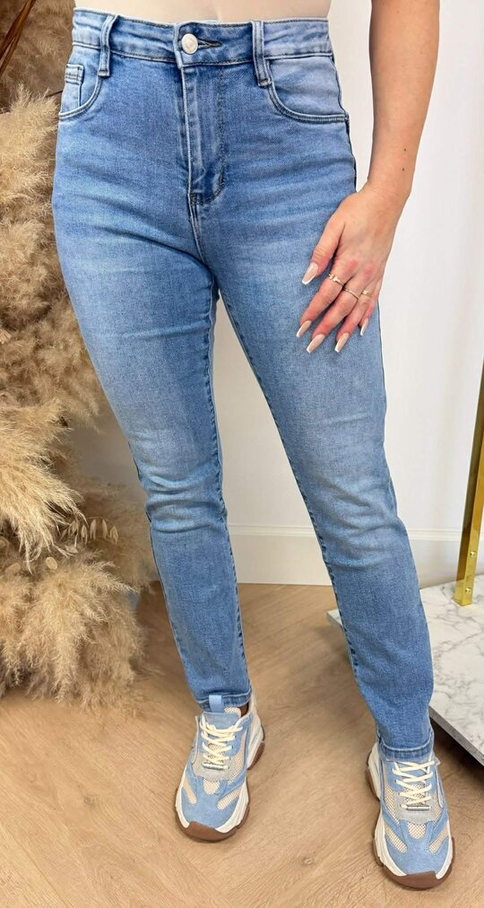 STRAIGHT DENIM JEANS 6508 DENIMBLUE