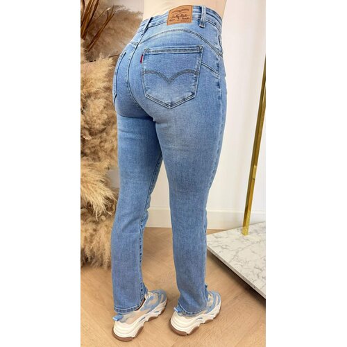 STRAIGHT DENIM JEANS 6508 DENIMBLUE