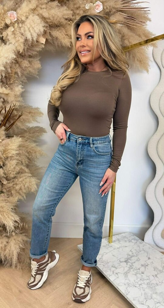 BY SWAN BASIC STRETCH SHIRT 9963 BROWN