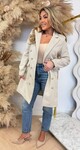 MILAN BUTTON VILT COAT BEIGE