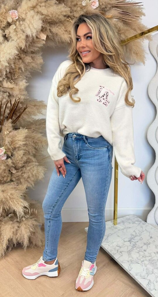 LA SMALL LEO SWEAT 3831388 CREME LA SMALL LEO SWEAT 3831388 CREME