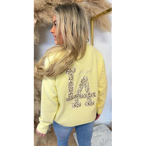 LA SMALL LEO SWEAT 3831388 YELLOW